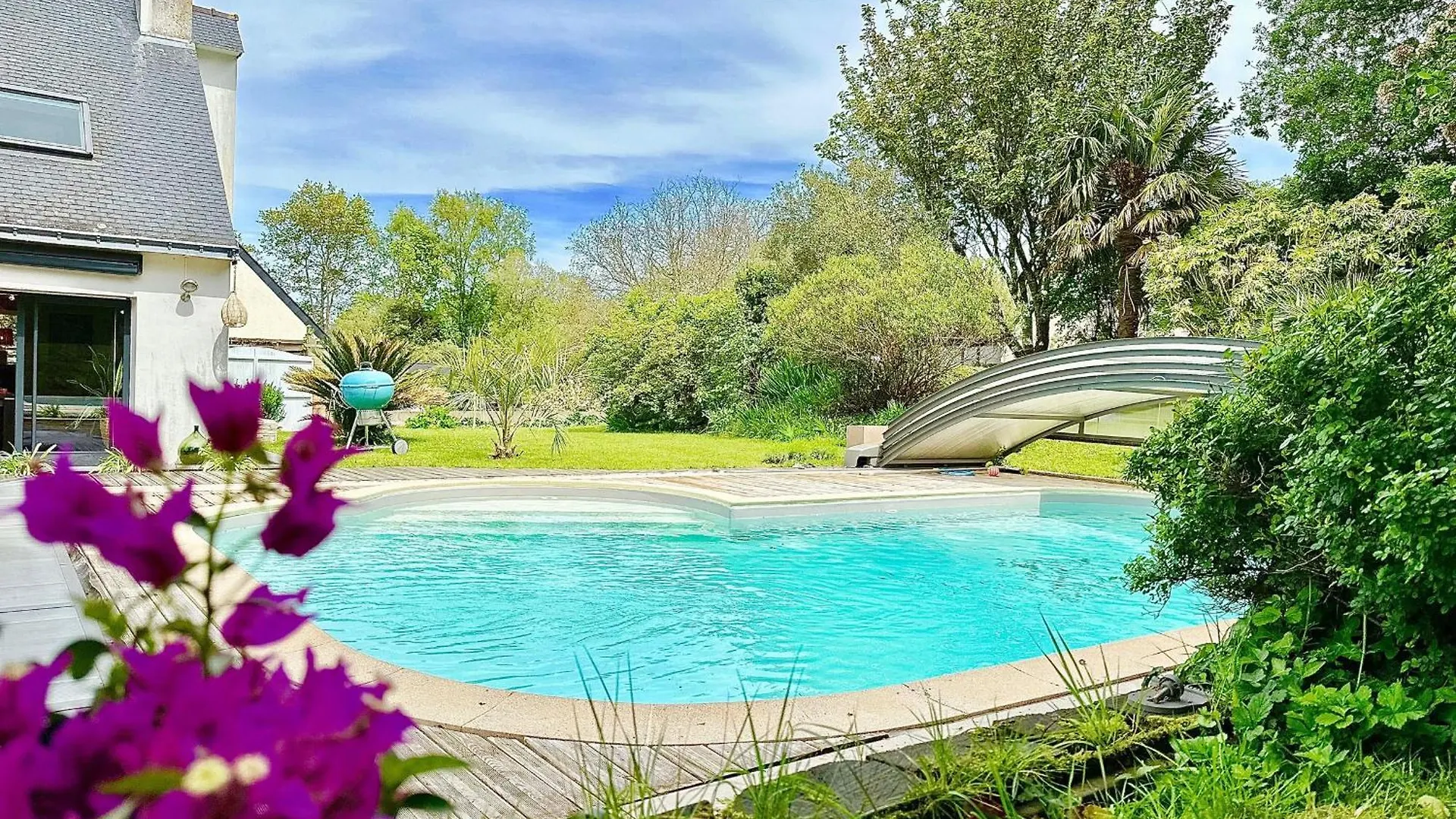 Maison De Luxe A Guidel Avec Piscine, Jacuzzi Et Brasero - Fr-1-714-7 Holiday home